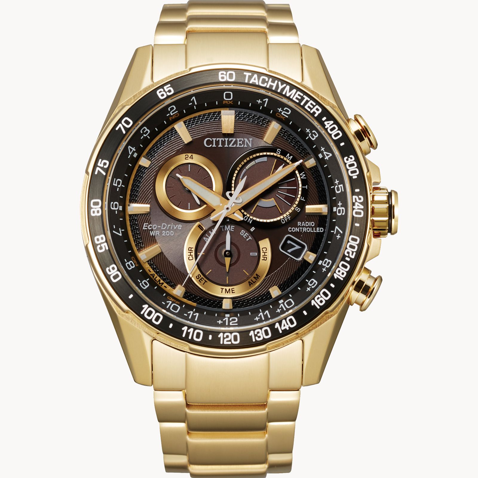 Citizen CB5912-50E นาฬิกาผู้ชาย PCAT Radio Controlled Perpetual Atomic Timekeeping Chronograph Eco-Drive Men's Watch