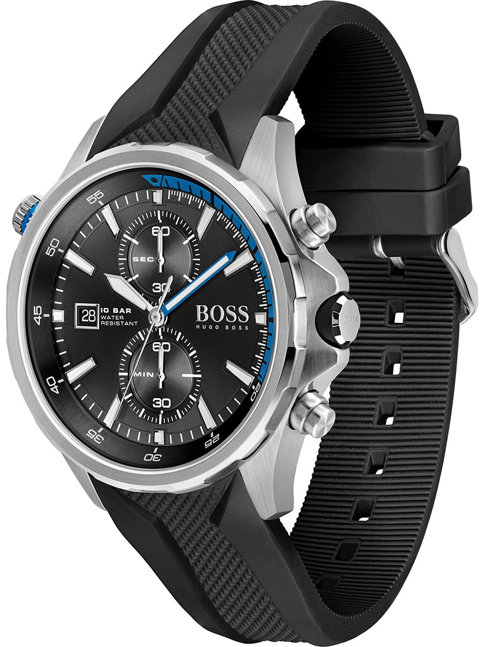 Hugo Boss 1513820 นาฬิกาผู้ชาย Globetrotter chrono Quartz Men's Watch