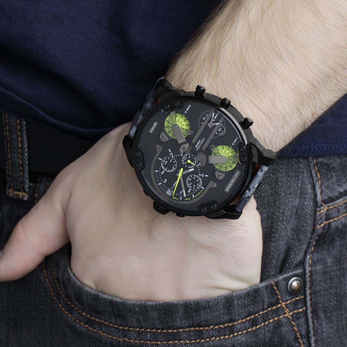 Diesel DZ7311 นาฬิกาผู้ชาย Diesel รุ่น DZ7311, Mr Daddy 2.0 Chronograph Men's Watch