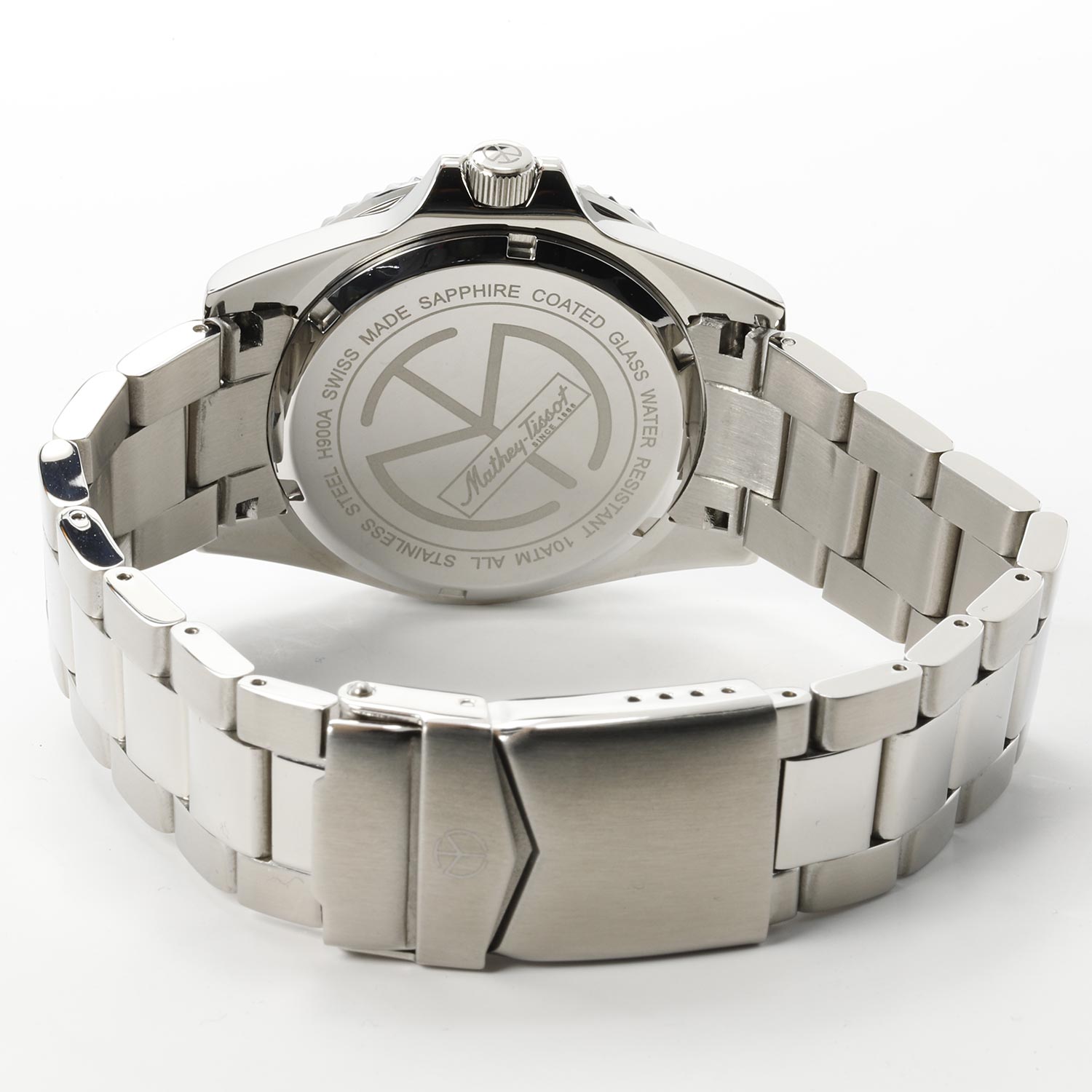 Mathey-Tissot H900ABU นาฬิกาผู้ชาย Vintage Quartz Men's Watch