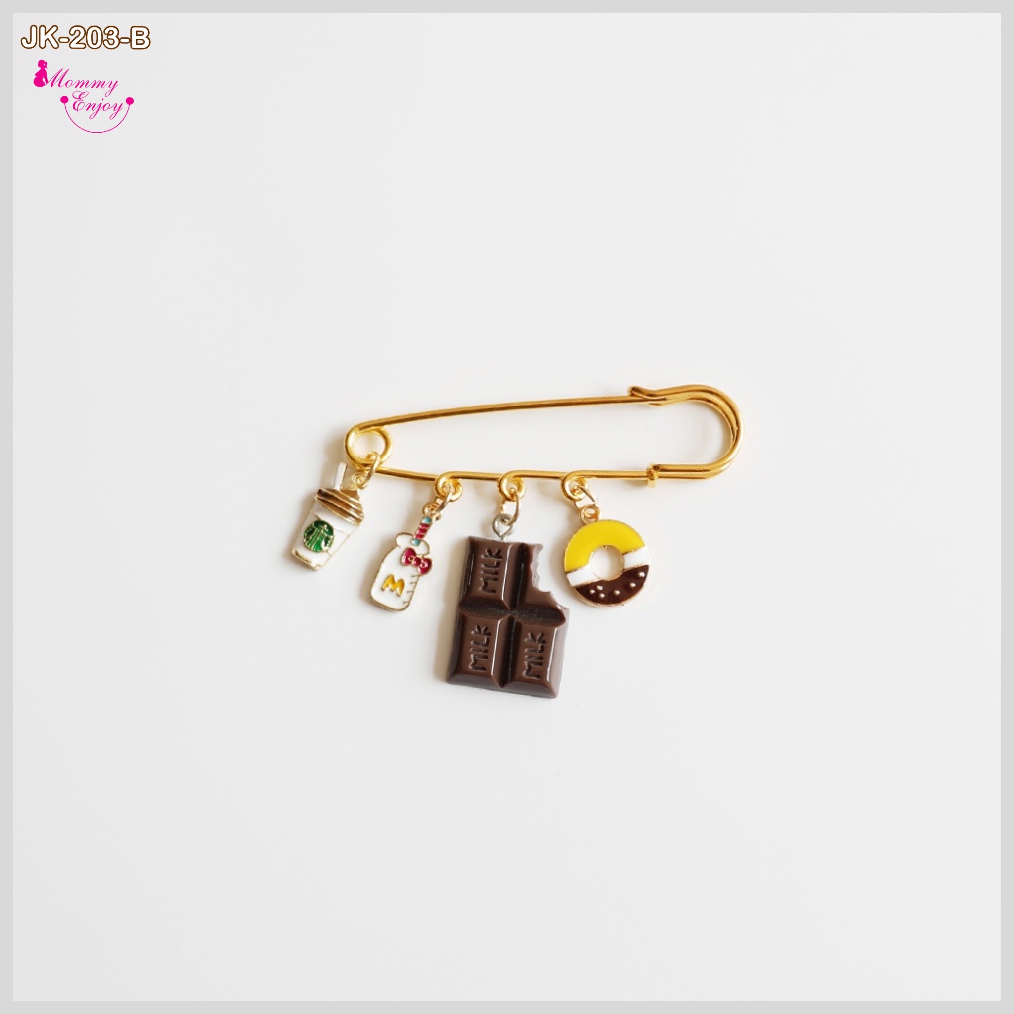 เข็มกลัดติดชุด เข็มกลัดคนท้อง ติดเพื่อความสวย หรือติดเพื่อความเชื่อก็ได้ น่ารักลงตัว เบเกอรี่