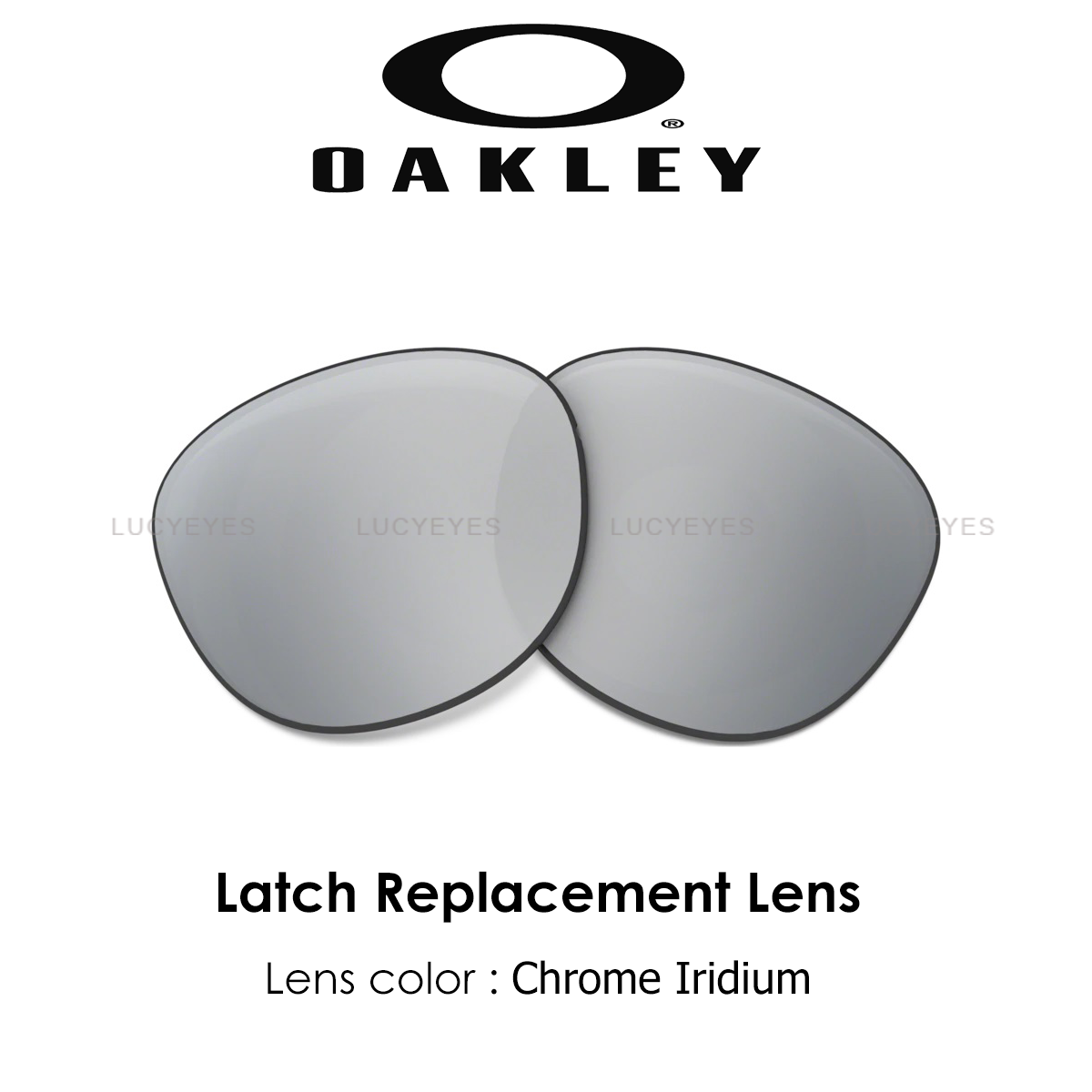 อะไหล่เลนส์ Oakley Latch OO9349 - สี Chrome Iridium