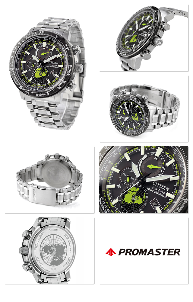 Citizen BY3006-53E นาฬิกาผู้ชาย Eco-Drive Promaster GEOTrekker Radio Controll Men's Watch
