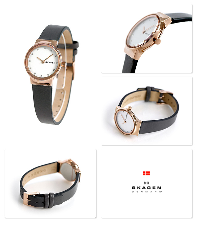 Skagen SKW2669 นาฬิกาผู้หญิง Skagen รุ่น SKW2669, Freja Gray Leather Quartz Women's Watch