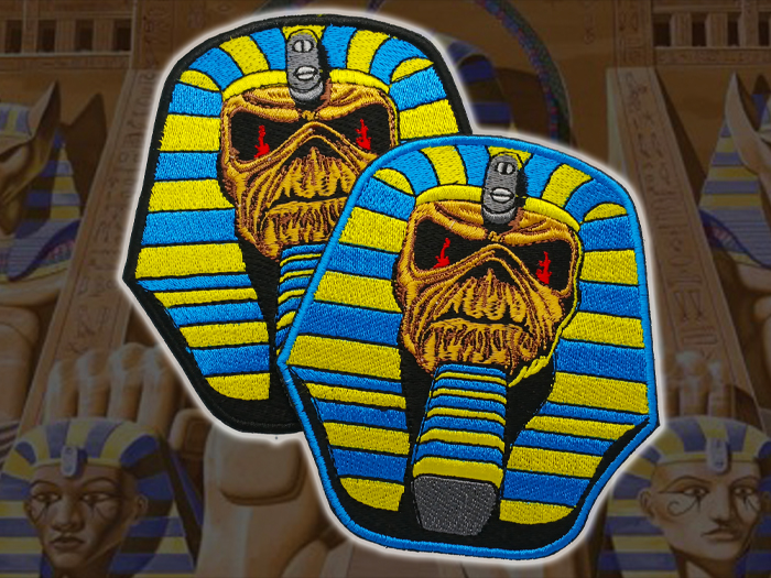 IRON MAIDEB 'Eddie-Powerslave' Embroidered Patch อาร์มแบบปัก