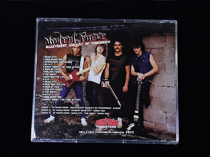 VIOLENT FORCE 'Malevolent Assault Of Tomorrow' CD