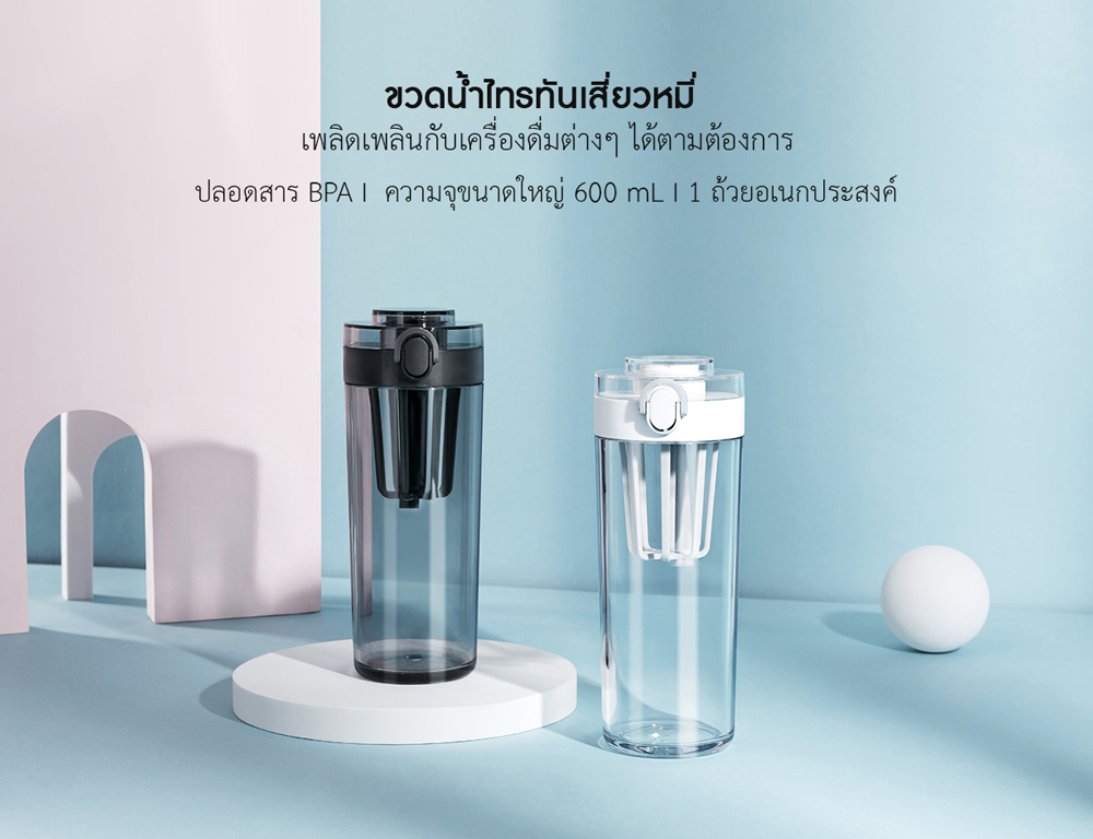 Xiaomi Tritan Water Cup 600ml. - ขวดน้ำไททันเสี่ยวหมี่ ขนาด 600ml.