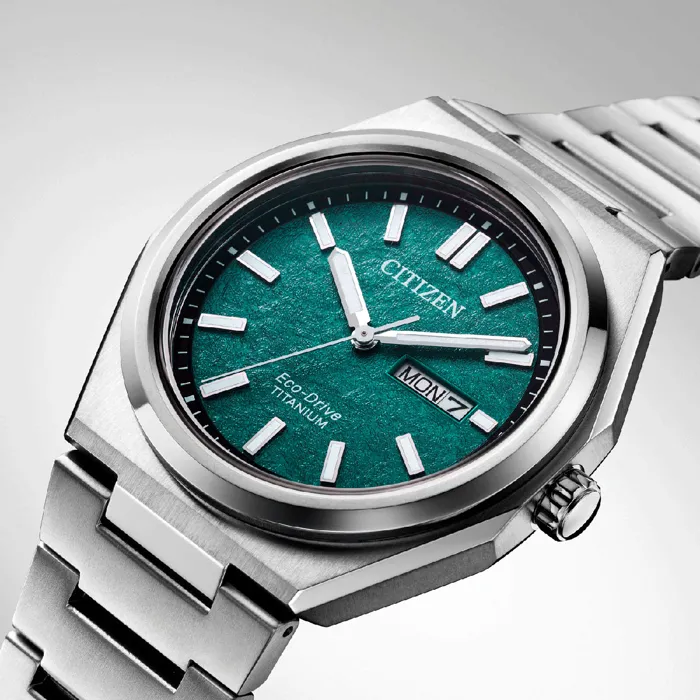 Citizen AW0130-85X นาฬิกาผู้ชาย Citizen Core Collection Super Titanium Eco-Drive Men's Watch