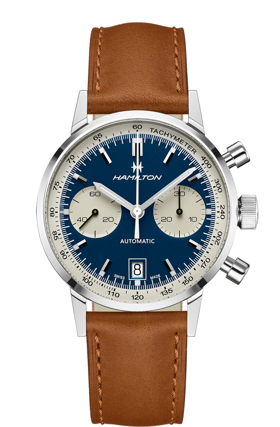 Hamilton H38416541 นาฬิกาผู้ชาย Intra-Matic Automatic Chronograph Men's Watch