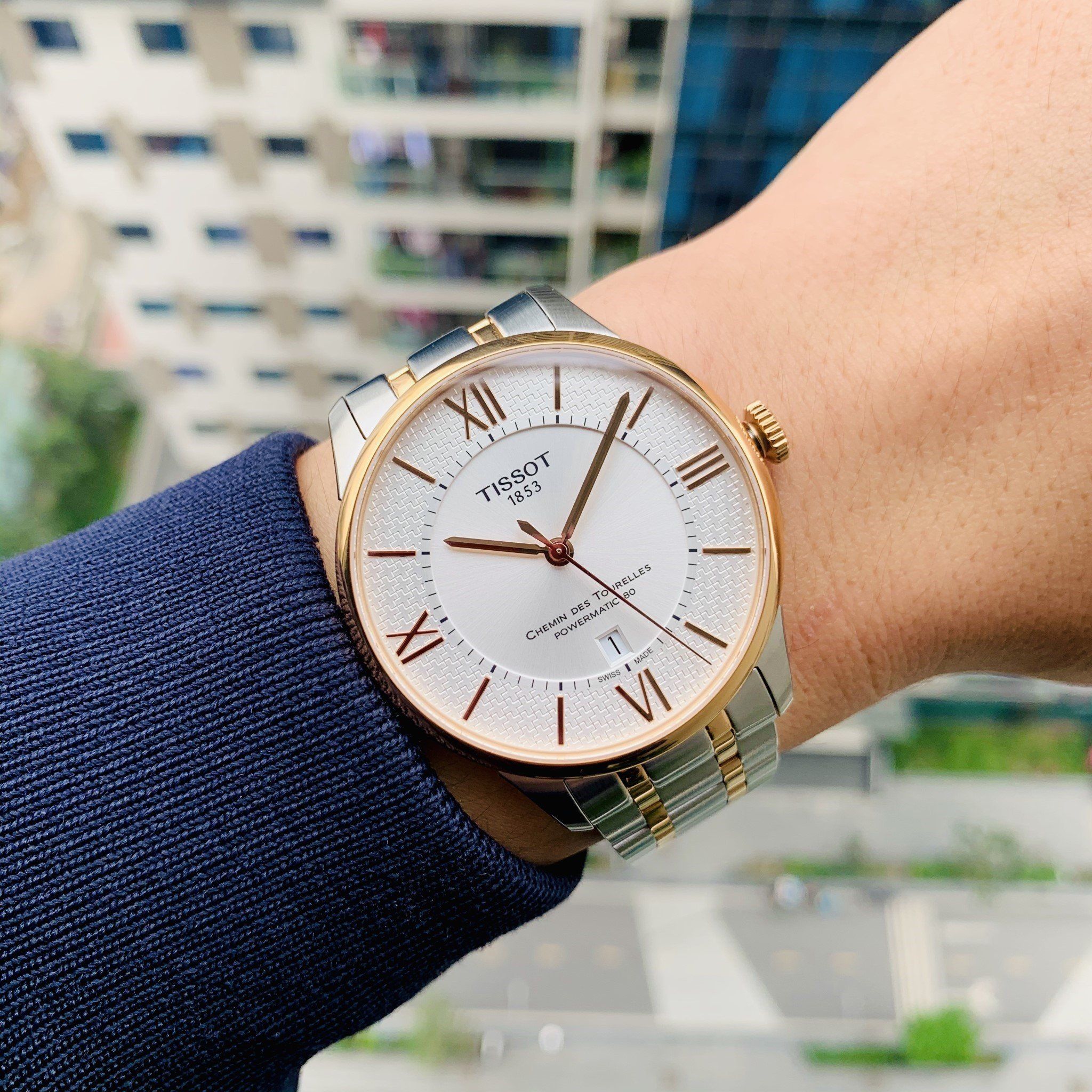 Tissot T099.407.22.038.01 นาฬิกาผู้ชาย Chemin des Tourelles Automatic Men's Watch