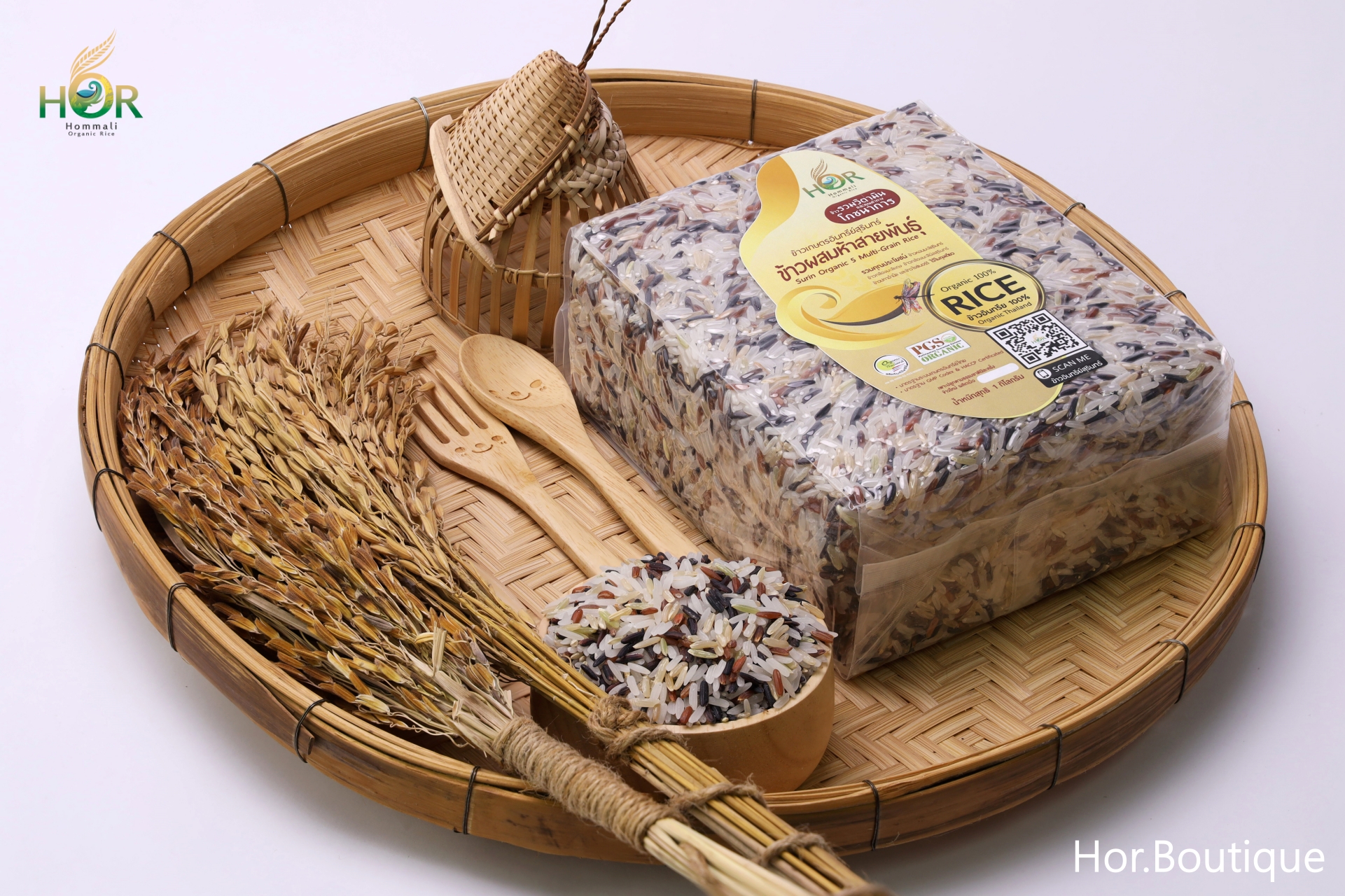 ข้าวอินทรีย์ผสมห้าสายพันธุ์ ข้าวออร์แกนิคผสมห้าสายพันธุ์ ข้าวปลอดสารผสมห้าสายพันธุ์ ข้าวสุขภาพผสมห้าสายพันธุ์ ข้าว 5 สายพันธุ์ ข้าวผสม 5 สายพันธุ์ Surin Organic 5 Multi-Grain Rice 0 กก.