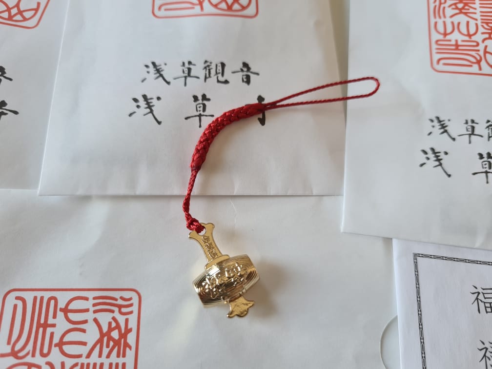 [พร้อมส่ง] เครื่องรางญี่ปุ่น เครื่องราง ร่ำรวย ขอพร การเงิน มั่งคั่ง วัดอาซากุสะ Asakusa Amulet Senso-ji