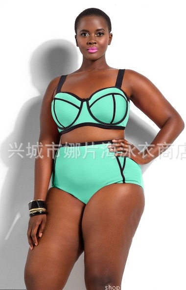 ชุดว่ายน้ำคนอ้วน พร้อมส่ง :ชุดว่ายน้ำทูพีชสีเขียว แต่งลายผ้าตัดขอบสีดำสีสดใสน่ารักมากๆจ้า:มี Size:XL,2XL,3XL,4XL รายละเอียดไซส์คลิกเลยจ้า