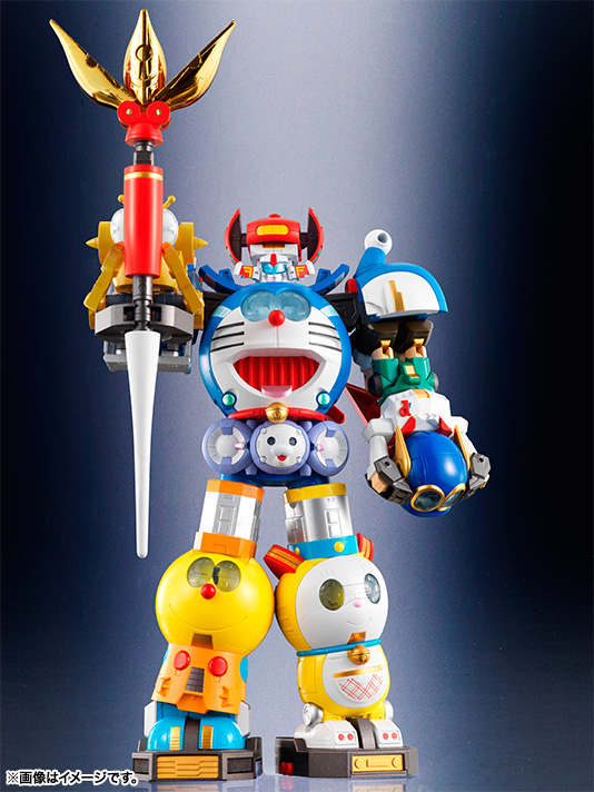 Bandai Chogokin Cho Gattai SF Robot Fujiko F Fujio Doraemon Characters