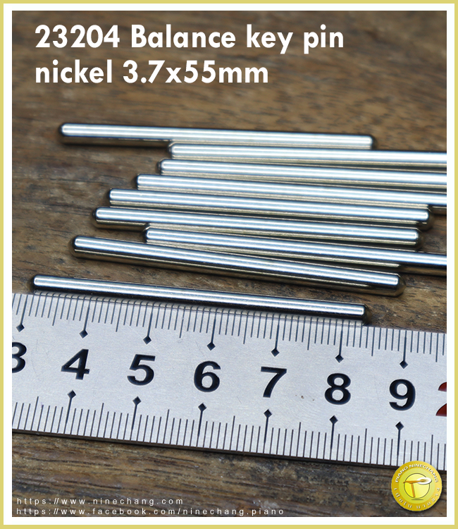 23204 Balance key pin nickel 3.7X55mm