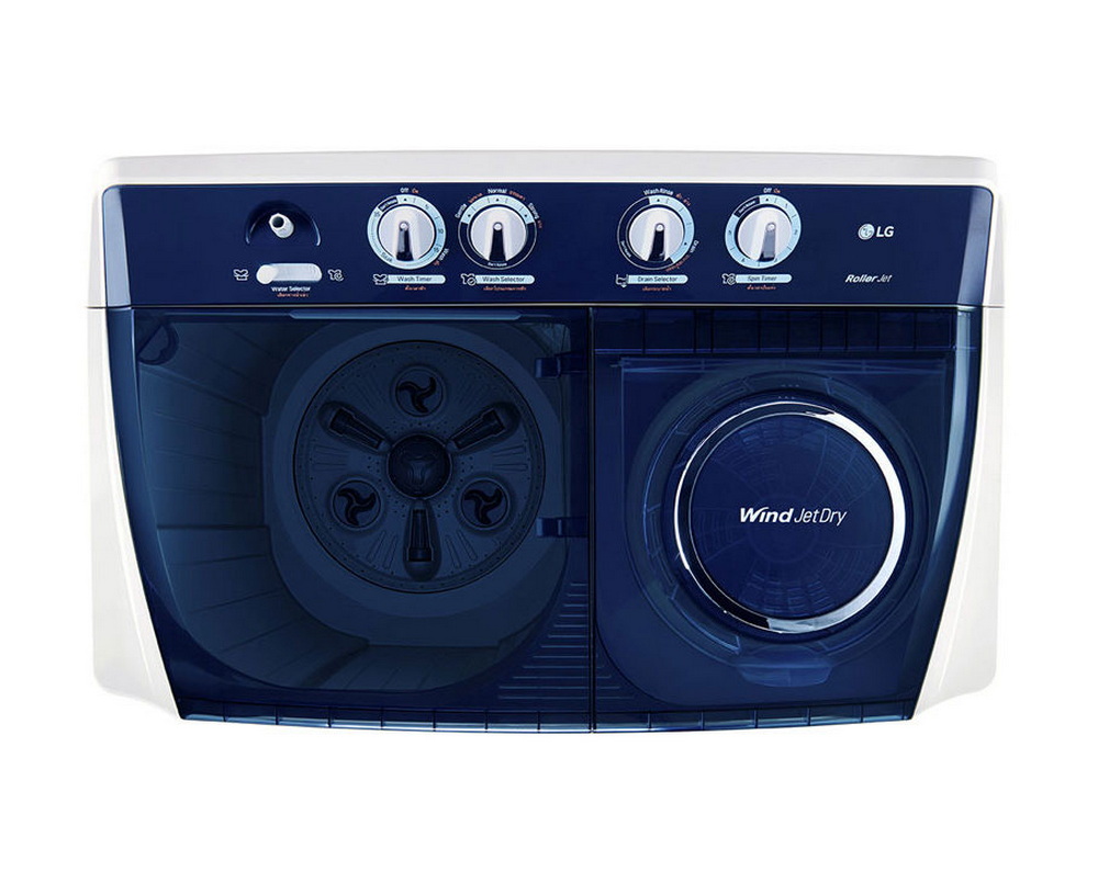 เครื่องซักผ้า 2 ถัง LG 13 กก. ระบบ Roller Jet รุ่น TT13WARG