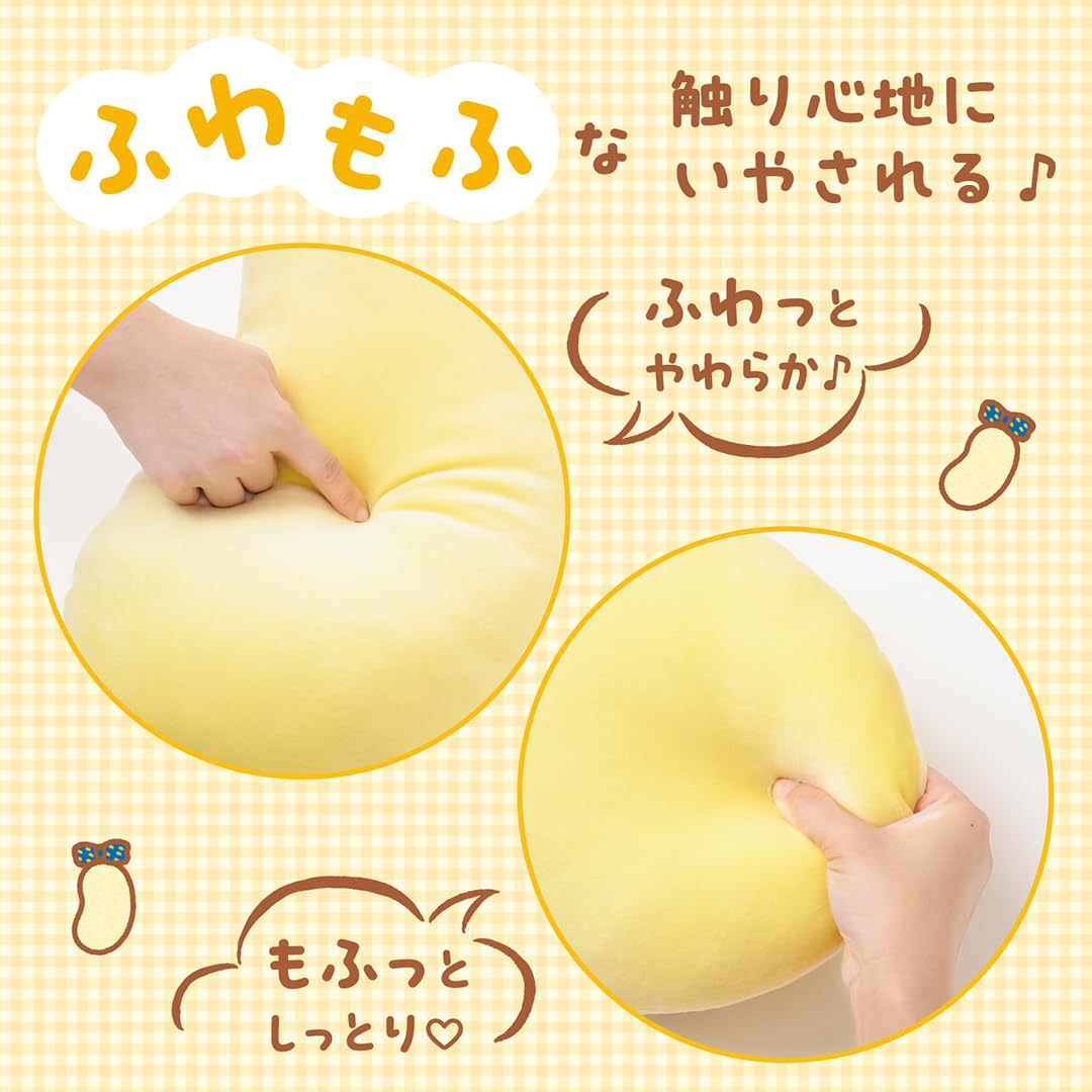 [PRE-ORDER] หมอนอิง โตเกียวบานาน่า ขนาดใหญ่ 60 cm นำเข้าจากญี่ปุ่น Tokyo Banana Pillow BIG SIZE 東京ばな奈「見ぃつけたっ」 ふわもふぬいぐるみBOOK