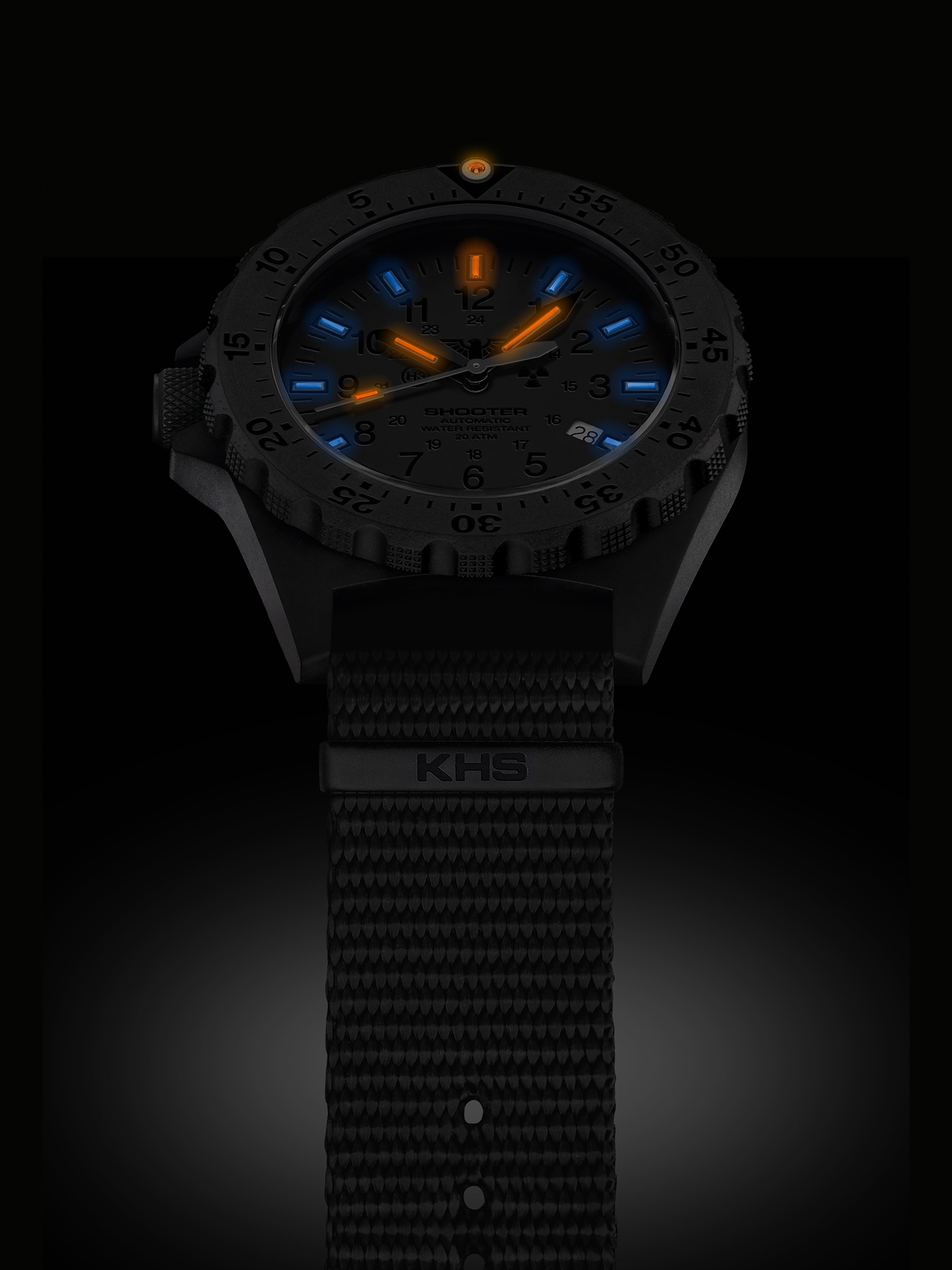 KHS Tactical KHS.SH2AXTHC.NB นาฬิกา Shooter MKII Automatic XTAC Watch
