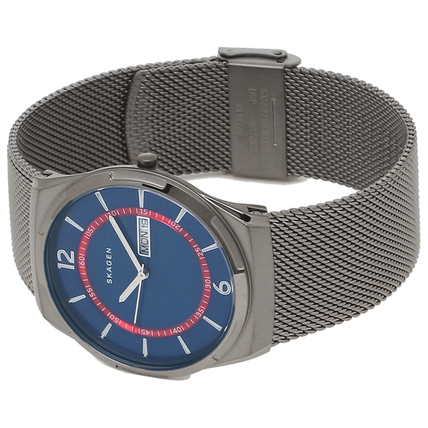 Skagen SKW6503 นาฬิกาผู้ชาย Melbye Gunmetal Steel-Mesh Men's Watch