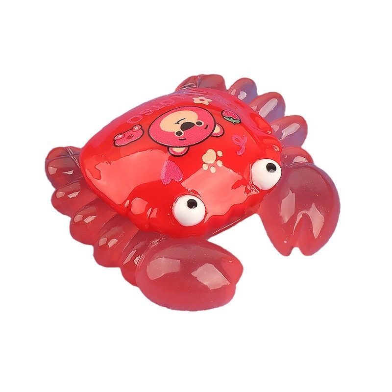 เรซิ่นเรืองแสง ลายปู โมเดลเรืองแสง