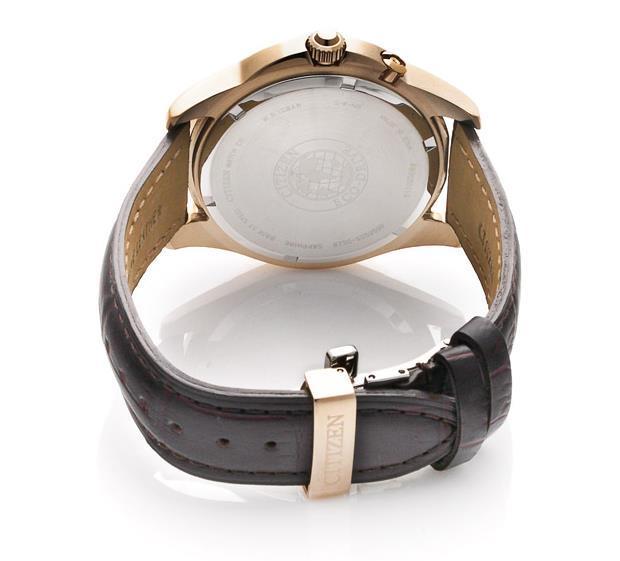 Citizen BU0003-02P นาฬิกาข้อมือผู้ชาย Citizen Eco-Drive รุ่น BU0003-02P, Moon Phase Japan Made Men's Watch