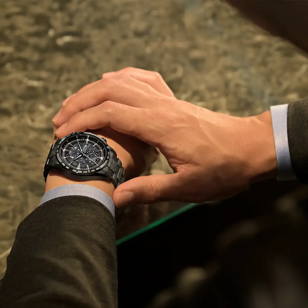 Citizen AT8287-62E นาฬิกาผู้ชาย ATTESA HAKUTO-R Radio Controlled Titanium Eco-Drive Men's Watch Limited 2900 Pcs