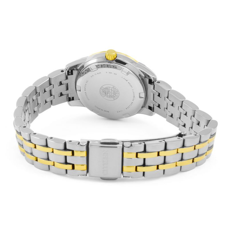 Citizen EW2394-59E นาฬิกาผู้หญิง Eco-Drive Diamond Two-Gold Women's Watch