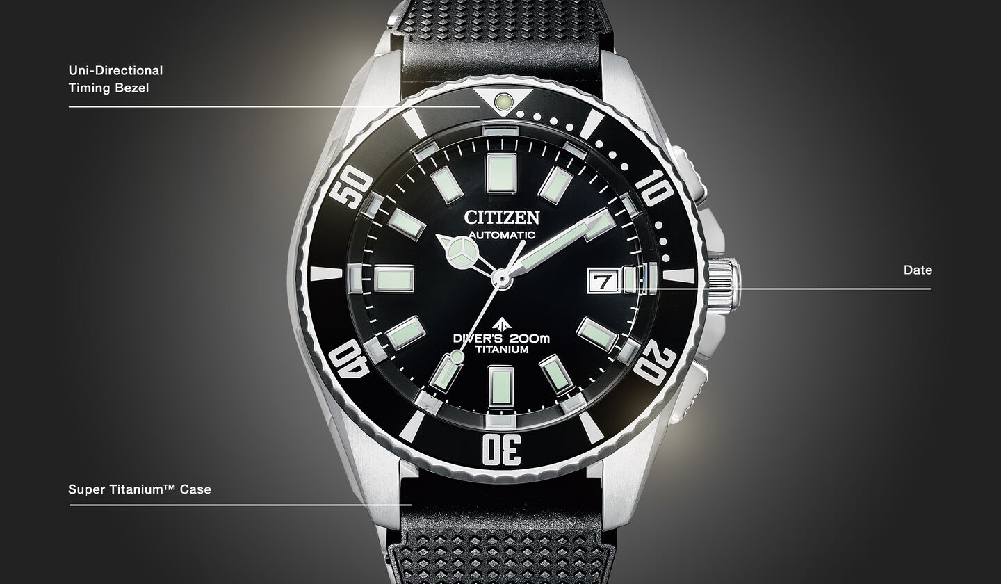 Citizen NB6021-17E นาฬิกาผู้ชาย Promaster Fujitsubo Automatic Super Titanium™ Men's Watch