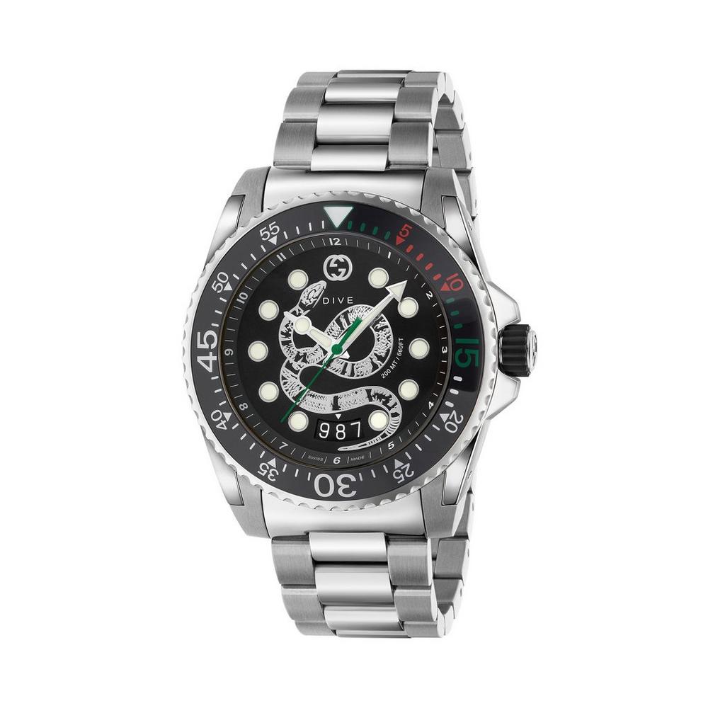 Gucci YA136218 นาฬิกา Dive Snake 45mm Men's Watch