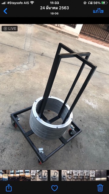 รถเข็นลซี่ซูซาน,รถเข็นจานหมุน,เสาเดียว รถเข็นเก็บจานหมุน 18 นิ้วใส่ได้ 60 วง ขนาด 59X59 cm.สูง 125 cm. Lazy susan trolley Steel 懒惰的苏珊 旋转玻璃餐桌 中式旋转玻璃桌套装 Trp.Lazysusanthai