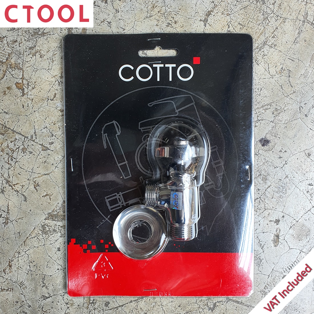 (สินค้าหมด)สต๊อปวาล์ว CT190C6 HM Cotto ของแท้ - Authentic Stop Valve - ซีทูล Ctool hardware