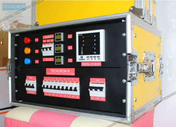 TECHCRON 6U AC 63A 3p ชุดโหลด ชุดจ่ายไฟ