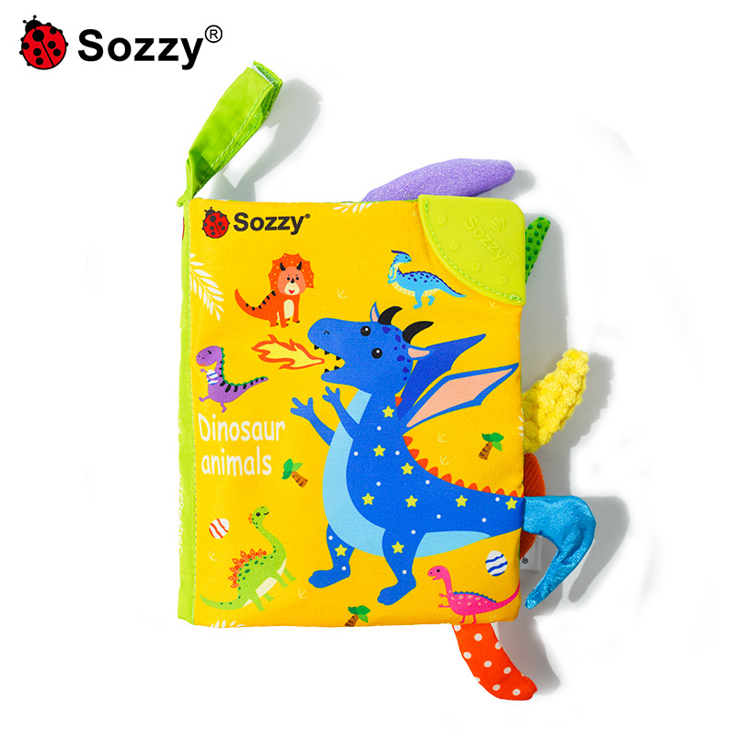 พรีออเดอร์ (Pre-order) Sozzy001 หนังสือผ้า สำหรับเด็ก มีหาง หนังสือผ้า ของเล่นเด็กเสริมพัฒนาการ