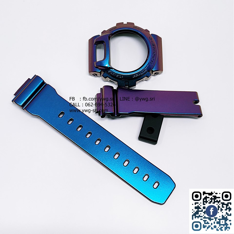 กรอบสาย G-SHOCK แท้ สีไทเท ใส่ได้รับรุ่น DW-6900