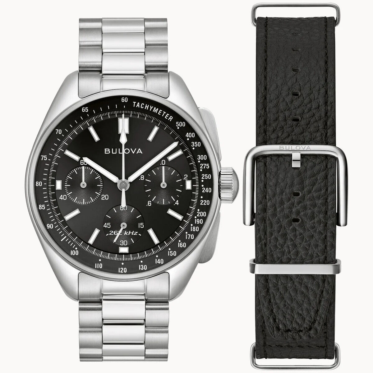 Bulova 96K111 นาฬิกาผู้ชาย Special Edition Lunar Pilot Chronograph Quartz Men's Watch
