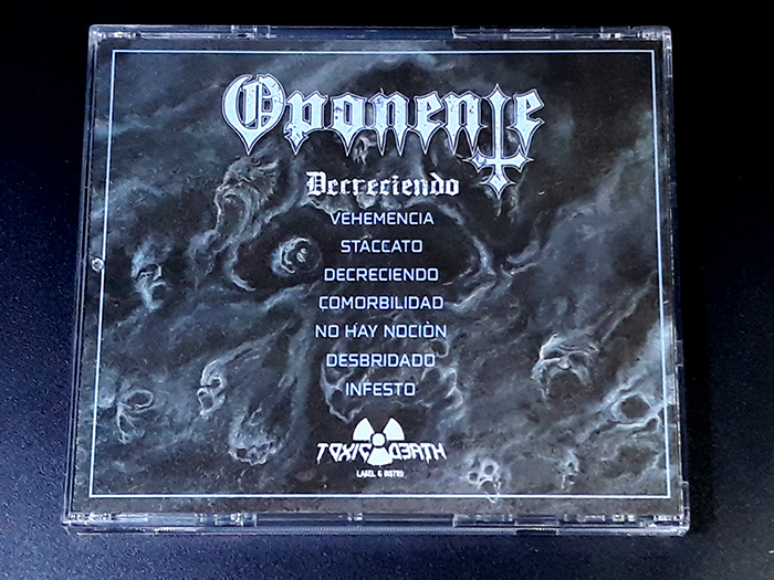 OPONENTE'Decreciendo' CD
