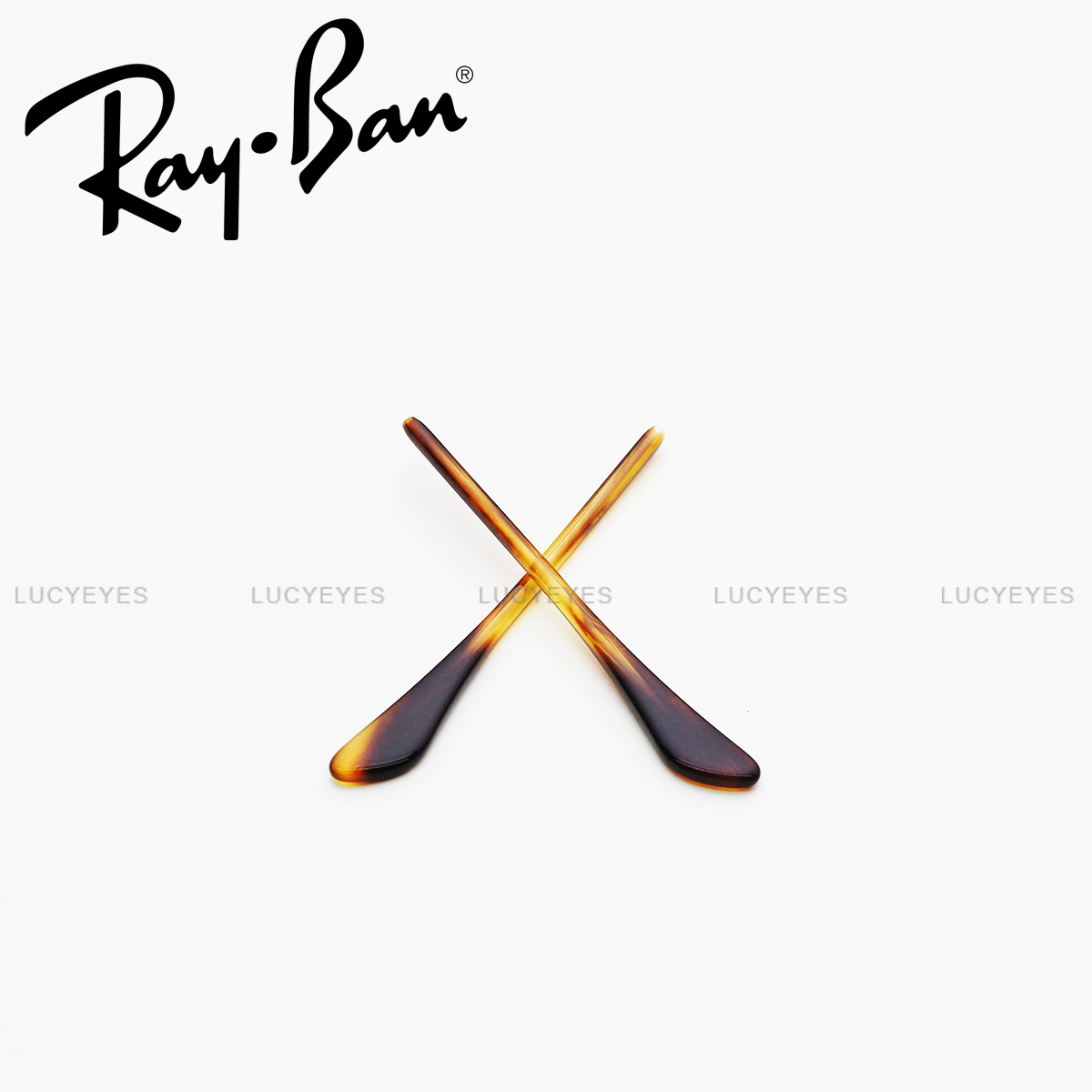 ยางหุ้มขาแว่นสายตา RayBan RX1969, RECTANGLE, RX1970, RB1971, SQUAREOVAL, RB1972, OCTAGON แท้ 100% (สีน้ำตาล)