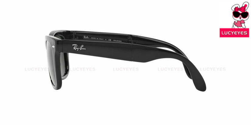 RayBan RB4105 601/58 FOLDING WAYFARER POLARIZED 3