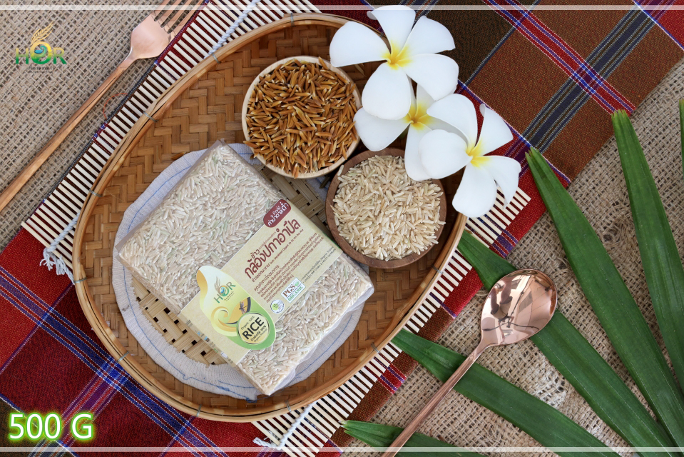 ข้าวปะกาอำปึล 500 กรัม ข้าวปะกาอำปึลปลอดสาร 500 กรัม ข้าวปะกาอำปึลเพื่อสุขภาพ 500 กรัม ข้าวกล้องปะกาอำปึล 500 กรัม Authentic Traditional Surin Rice (Small Size 500 g) 500 กรัม