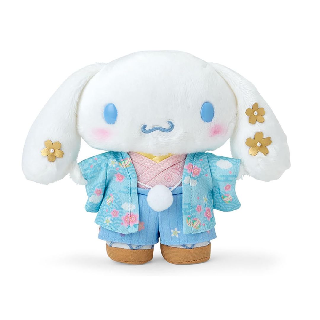 [PRE-ORDER] ตุ๊กตา ชินนามอนโรล กิโมโน สีฟ้า Cinnamoroll Kimono Size S นำเข้าจากญี่ปุ่น サンリオ(SANRIO) ぬいぐるみ（着物） シナモロール 067601