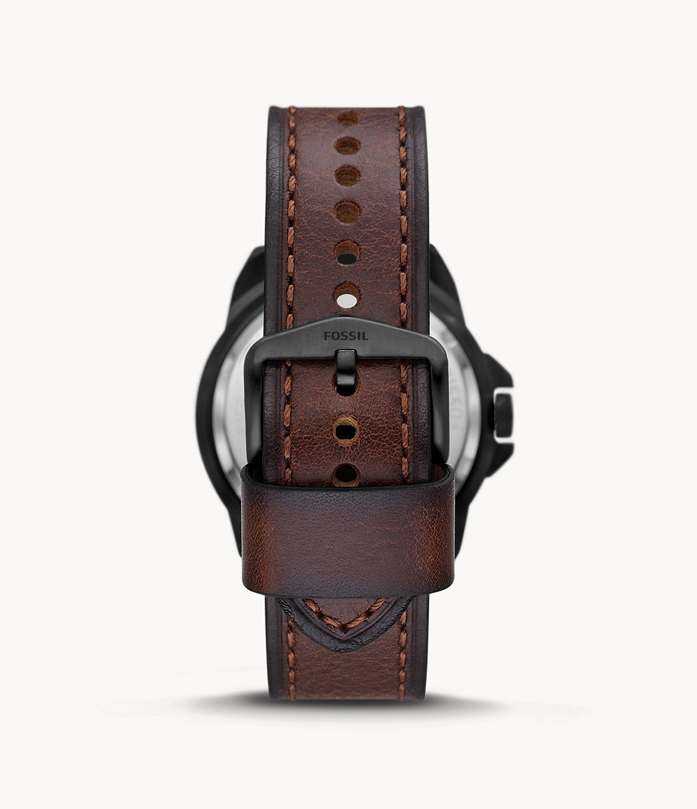 Fossil ME3219 นาฬิกาผู้ชาย Bronson Automatic Brown Men's Watch