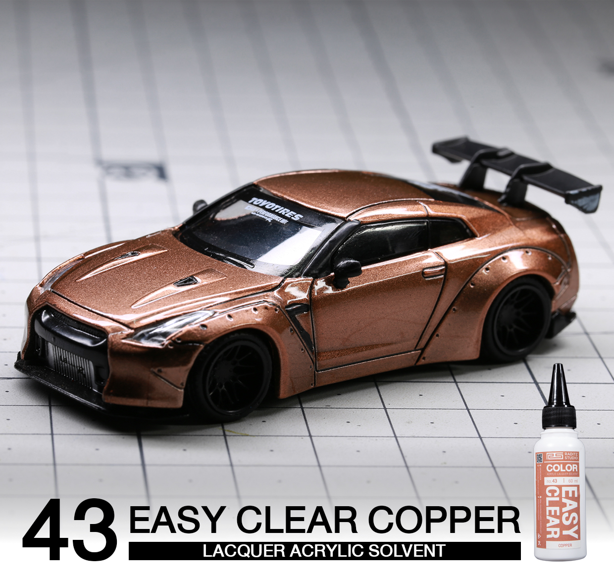 NO.43L Easy Clear Copper [ใส] 120ml