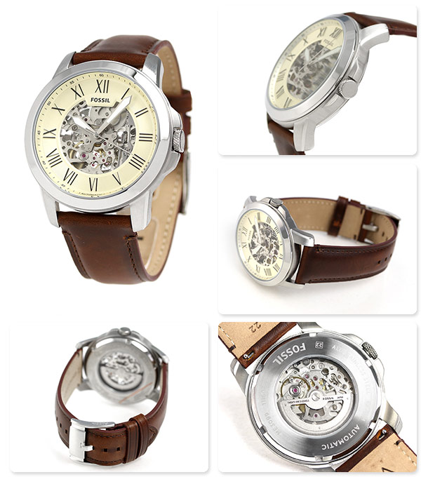 Fossil ME3099 นาฬิกาผู้ชาย Fossil รุ่น ME3099, Grant Automatic Skeleton Men's Watch