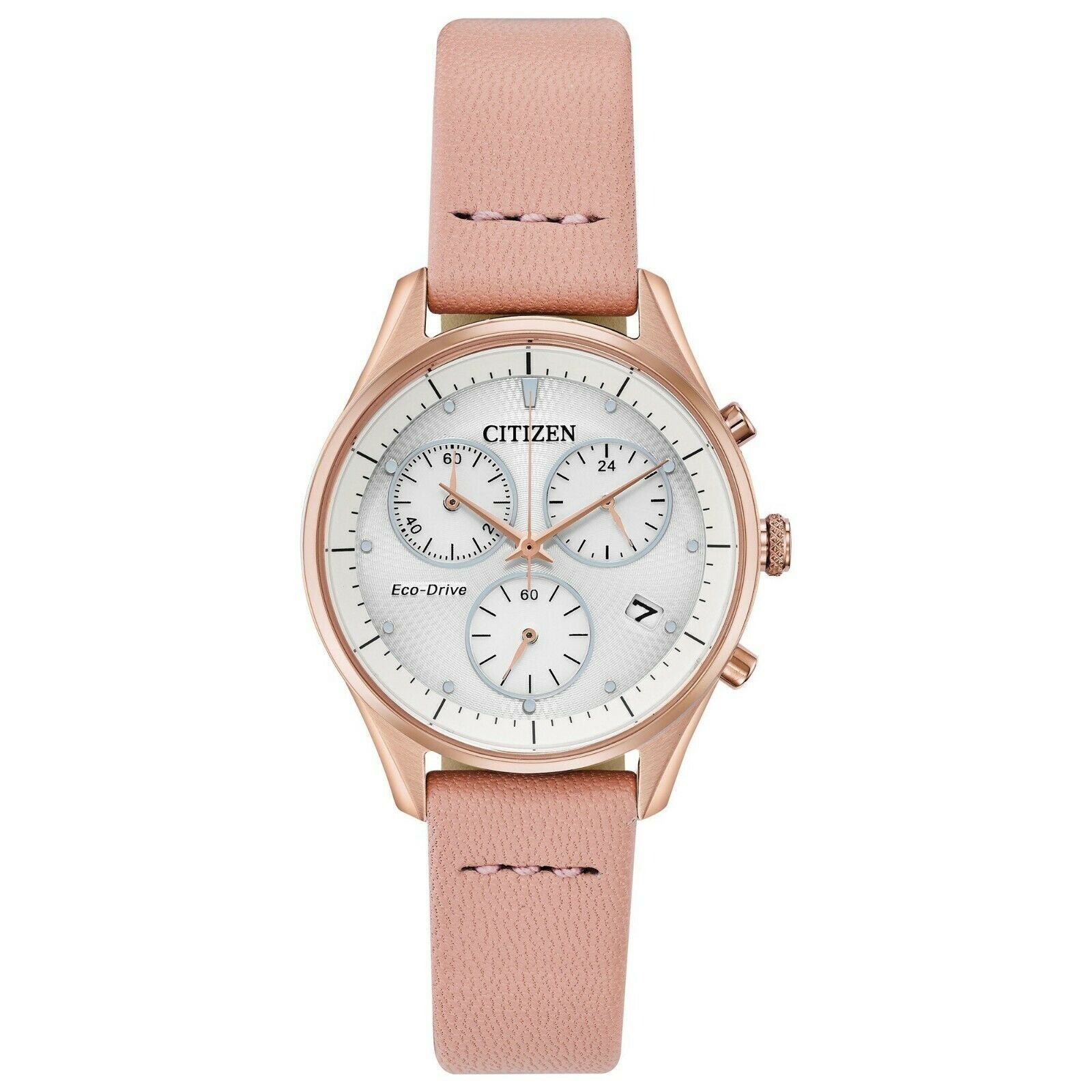 Citizen FB1443-08A นาฬิกาผู้หญิง Chandler Chronograph Eco-Drive Women's Watch