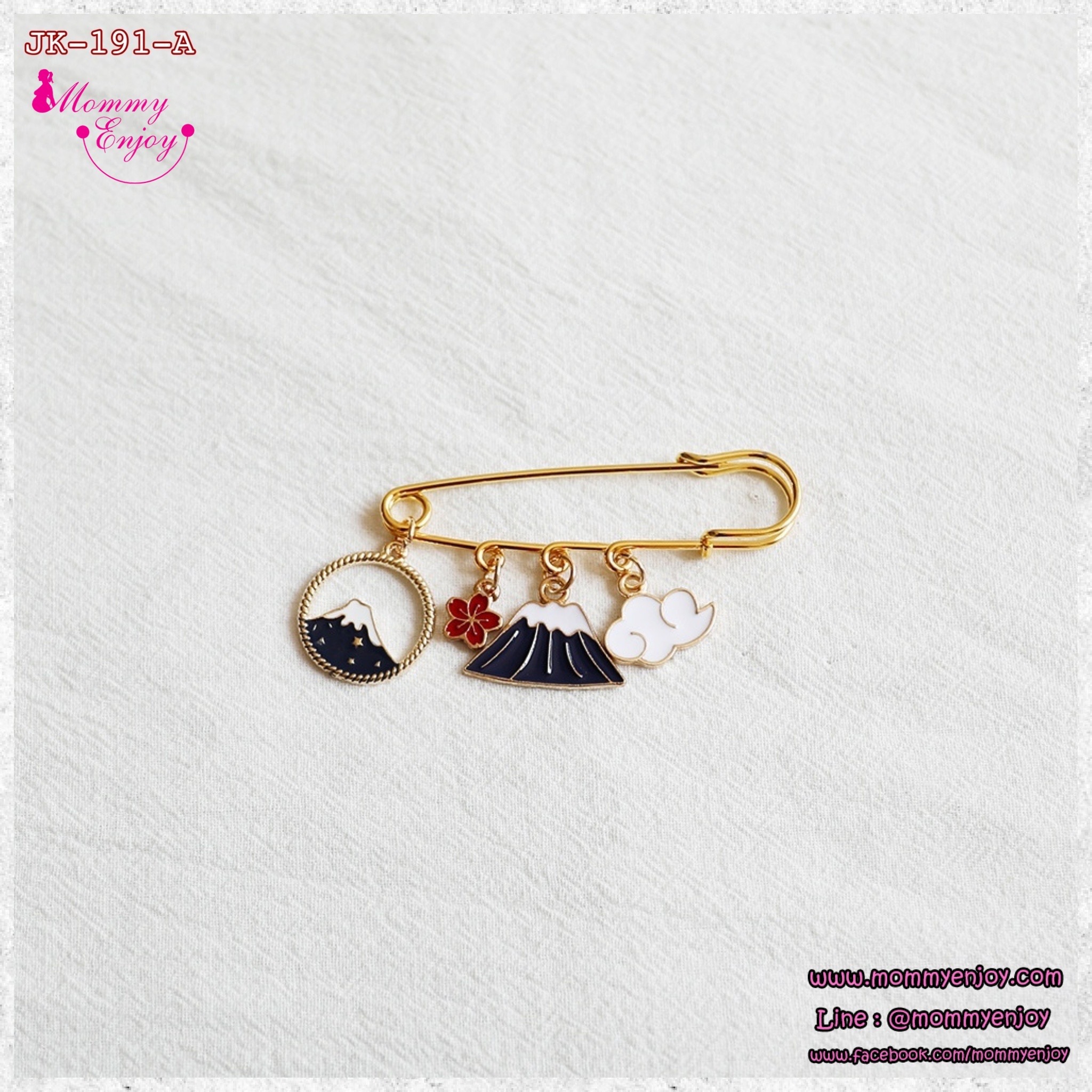 เข็มกลัดติดชุด สวย หรู ดูดี มีให้เลือกหลายสิบแบบ น่ารัก กันสารพัดเลยจร้าา Set Japan