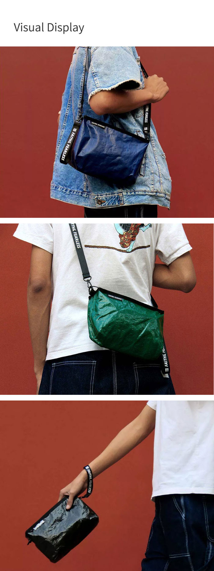 Xiaomi FAITH&FEARLESS Crossbody Bag - กระเป๋าสะพายข้าง FAITH&FEARLESS