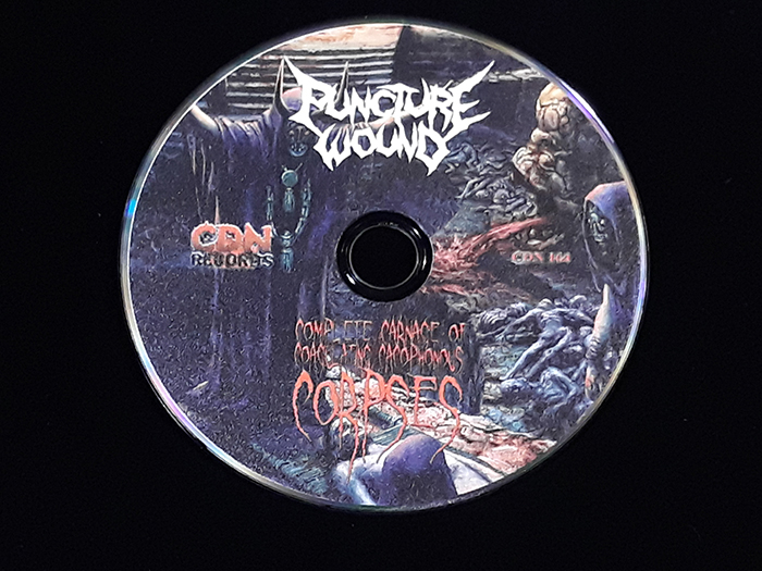 PUNCTURE WOUND 'Complete Carnage of Coagulating Cacophonous Corpses' CD