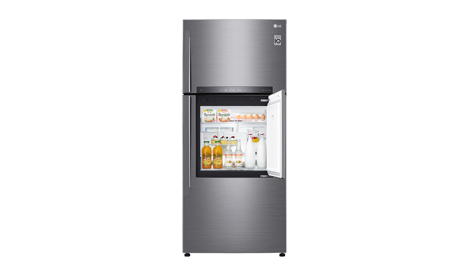 ตู้เย็น 2 ประตู Smart Inverter 18.1 คิว LG รุ่น GN-A702HLHU Door-in-Door™