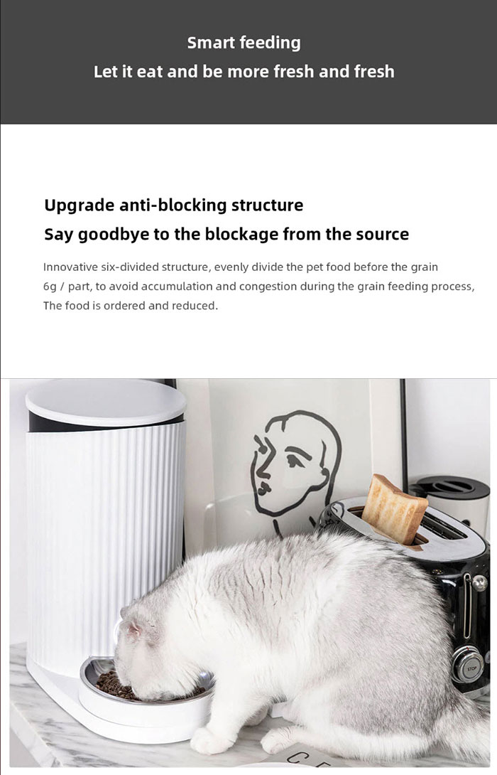 Xiaomi FurryTail Smart Pet Feeder - เครื่องให้อาหารสัตว์อัตโนมัติ FurryTail