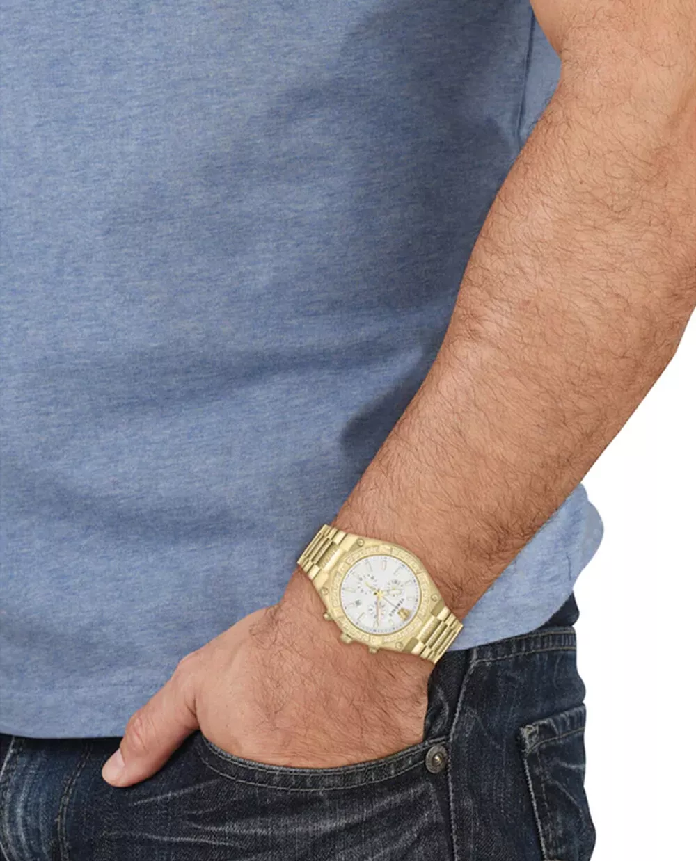 Versace VESO00822 นาฬิกาผู้ชาย Chronograph Quartz Men's Watch